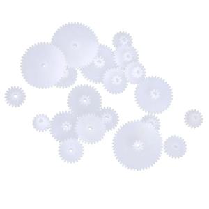 혼합 플라스틱 기어 합성수지 DIY 톱니바퀴 세트 로봇 모델 기계 교육 프로젝트용