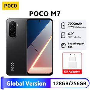 포코 M7 글로벌 버전 스마트폰 스냅드래곤 685 7000mAh 배터리 몰입형 6.9인치 144Hz FHD+ 디스플레이 33W 충전 50MP 카메라 NFC