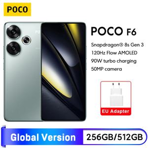 POCO F6 글로벌 버전 스냅드래곤 8s Gen 3 휴대폰 120Hz 플로우 AMOLED 디스플레이 90W 터보 충전 50MP 카메라 시스템(OIS 포함) 5G