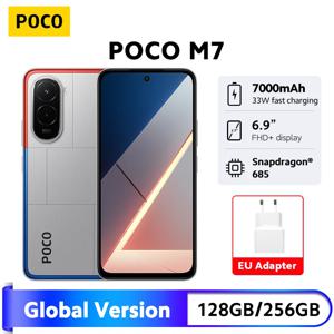 POCO M7 글로벌 버전 스냅드래곤 685 스마트폰 5G 6.9인치 144Hz FHD+ 도트디스플레이 50MP 카메라 7000mAh 배터리 33W 고속 충전 NFC