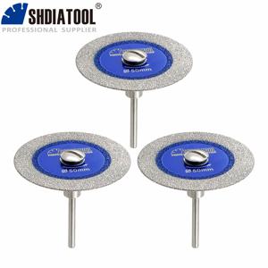 SHDATOOL 조각 톱날 30/40/50mm 미니 조각 디스크 탈착식 샹크 유리 옥 크리스탈 세라믹 디스크 커터 플레이트