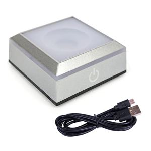 ABBO-LED 램프 베이스 디스플레이 스탠드 크리스탈 아트 유리 디스플레이 스탠드에 적용 가능 유도 터치 크리스탈 볼 램프 베이스