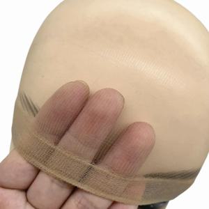 2/10/24개 초박형 HD 시스루 가발 캡 여성용 투명 스타킹형 가발 캡 레이스 프론트 가발 액세서리