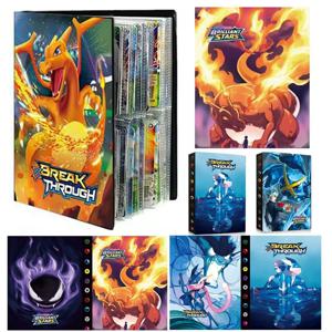240장 포켓몬 카드 앨범 북 포켓몬 게임 카이사르 카드 앨범 VMAX GX EX 홀더 컬렉션 바인더 폴더 어린이 장난감 선물