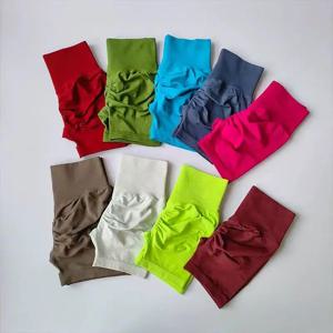 복숭아힙 리프팅 스포츠 반바지 여성 하이웨이스트 허리 조절 슬리밍 러닝 힙 스피드 드라이 3부 타이트 팬츠