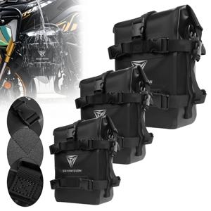 야마하 테네레 700 혼다 NC750X CB500X 오토바이 사이드 프레임 크래시 바 가방 도구 보관 가방용 8L 10L 12L 방수 범퍼 가방