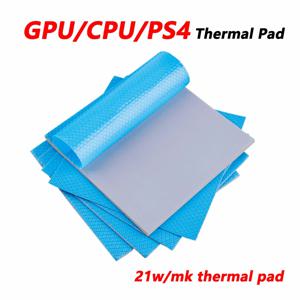 24W/MK GPU CPU 열 패드 방열판 냉각 전도성 실리콘 패드 100x100mm 고품질 열 패드 열 절연