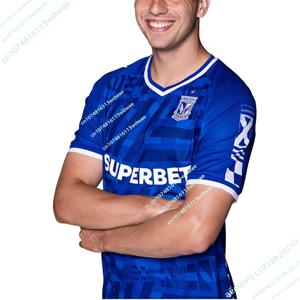 새로운 2026 최신 폴란드 슈퍼 축구 남성 유니폼 폴란드 KKS 레흐 포즈난 퀵 드라이 축구 키즈 스포츠 트레이닝 팬 티셔츠