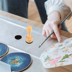 1세트 미니 잉크 블렌딩 도구, 다기능 사용자 친화적인 풍부한 거품 생성기, 카드 제작용, 디스트레스 잉크 용품 리필