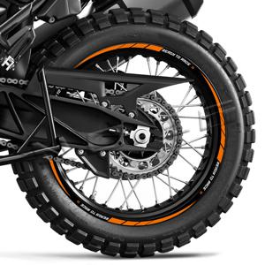 반사 오토바이 휠 스티커 Motocross Rim 데칼 스트라이프 21''19''18''17'' KTM 1290 슈퍼 어드벤처 Adv990 1190 890 790