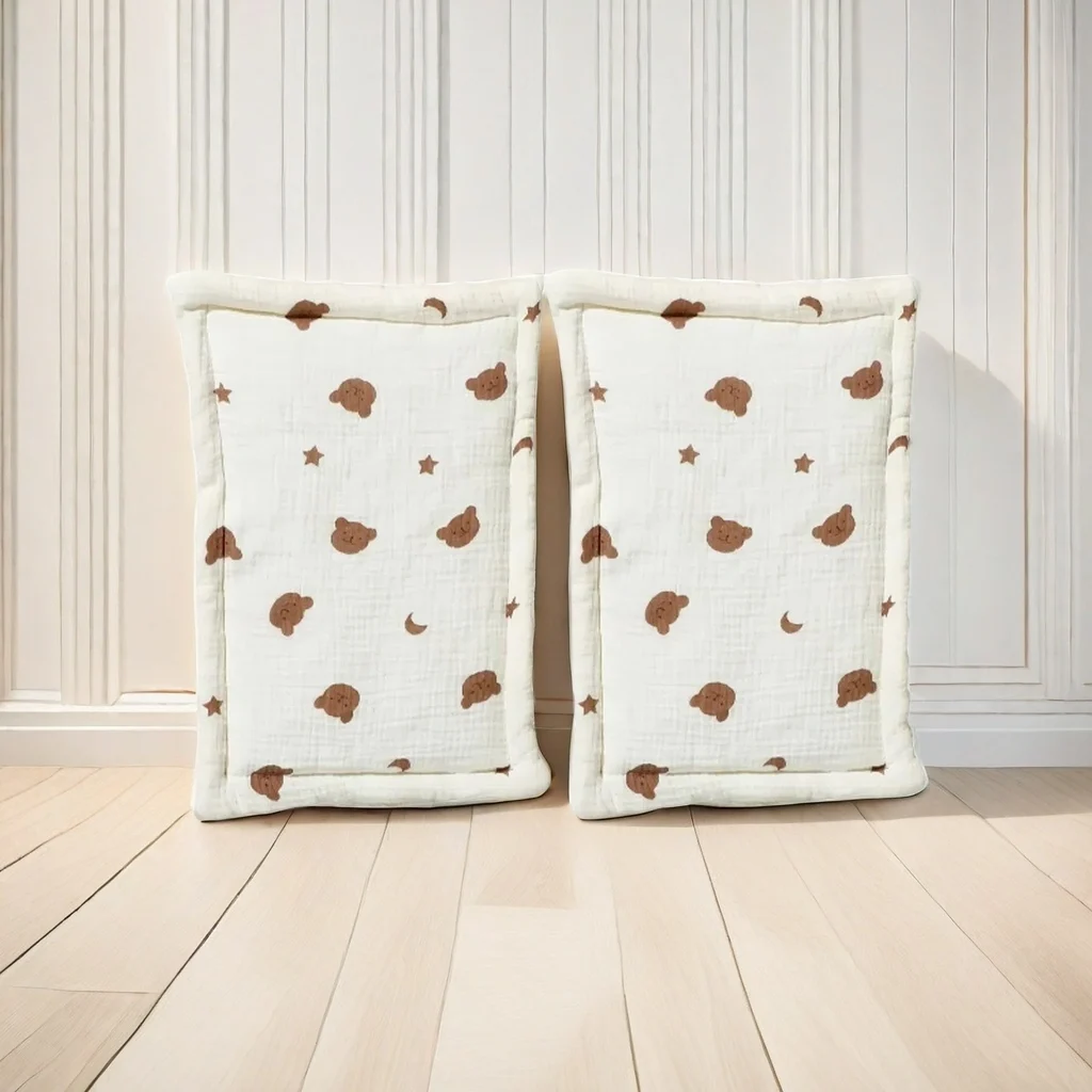 아기 베개 0-6-12개월 아기 컴포트 콩 벨벳 베개 사계절 일반 유아 베개