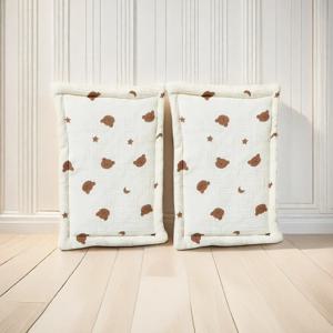 아기 베개 0-6-12개월 아기 컴포트 콩 벨벳 베개 사계절 일반 유아 베개