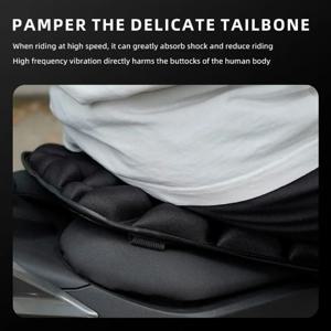 2팩 오토바이 시트 패드 3D 컴포트 젤 쿠션 시트 통기성 유니버설 충격 흡수 시트 커버 고급 산악용
