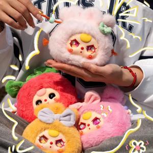 아기 세 행운을 빌어 요 행운의 가방 블라인드 박스 시리즈 플러시 장난감 항목을 담을 수 있습니다 크리 에이 티브 인형 장식 신비한 상자 주변 선물