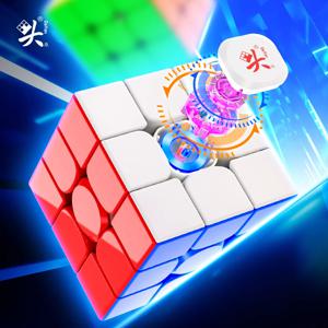 NEW 다얀 구홍 프로+ M 마그레브 54mm 55mm 56mm 3x3 매직 큐브 구홍 프로 마그네틱 스프링 매직 큐브 전문가용 스피드 퍼즐 장난감