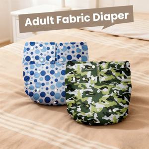 방수 PUL 재사용 가능한 성인용 천 기저귀 - 고품질 세탁 가능한 요실금 속옷, 남녀 공용 조절 가능한 사이즈