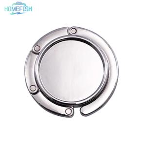 홈피쉬 1개 휴대용 접이식 합금 핸드백 가방 걸이 테이블 훅