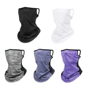 남녀공용 여름 반다나, 귀걸이 삼각형 얼굴 마스크, 사이클링 사냥 하이킹 낚시 스키 스포츠, 야외 목 워머 스카프