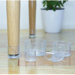 의자 다리 캡 PVC 발 보호대 패드, 가구 테이블 커버, 양말 발 커버, 미끄럼 방지 가구 레벨링 발, 홈 데코, 4 개