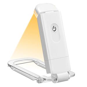 책 빛 LED USB 충전식 독서 등 눈 보호 야간 조명 휴대용 클립 책상 조명 책갈피 읽기 빛