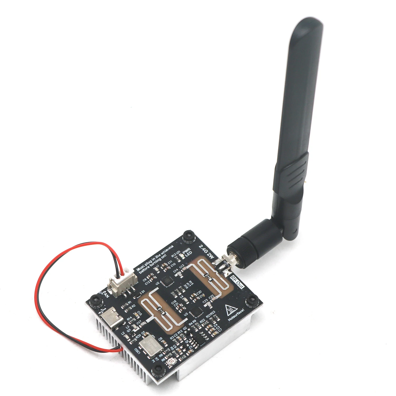 2.4Ghz 2W WiFi 블루투스 스윕 신호 소스 VCO RF 발생기 RF 전력 증폭기 2.4G BT 헤드셋 음악 스피커 Wifi 카메라