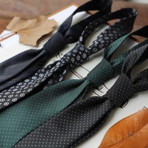 8CM 정장 녹색 실크 넥타이 남자 멋진 블랙 폴카 도트 스트라이프 넥타이 신사 수제 비즈니스 넥타이 턱시도 액세서리