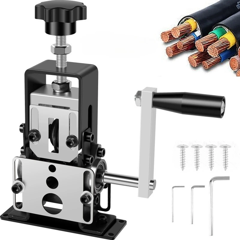 휴대용 전동 드릴 구동식 구리 스크랩 와이어 필러, 스트리퍼 수동 와이어 스트리핑 도구