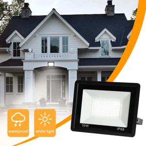 10W-100W LED 홍수 빛 IP66 방수 야외 스포트라이트 거리 정원 집 벽 AC 220V에 대 한 슈퍼 밝은 반사판 조명