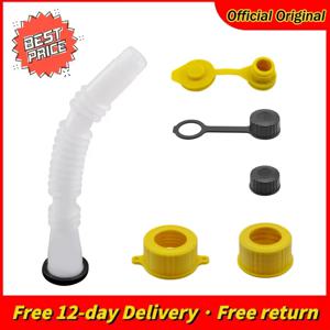 무료 배송 1 세트 자동차 가스 캔 스파우트 노즐 벤트 키트 고품질 플라스틱 교체 가스 캔 올드 스타일 캡 가스 탱크 노즐