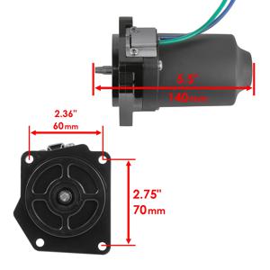 전기 틸트 트림 모터 YAMAHA F75LA F90JA F90LA F90XA F75TLR F90TJR F90TLR F90TXR 6D8-43880-00-00 6D8-43880-01-00 10886N