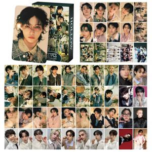 새로운 127PCS Kpop SKZ 보이 스티커 Photocard HOLLOW 새 앨범 한국어 스타 Lomo 카드 사진 인쇄 카드 세트 팬 컬렉션 엽서