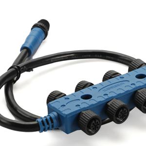 NMEA 2000 T 커넥터 3 4 5 6 7 8포트 5핀 M12 나사 IP67 방수 NMEA 2000 (N2k) T-커넥터 (가민 로렌스 심그랜드 B&G용)