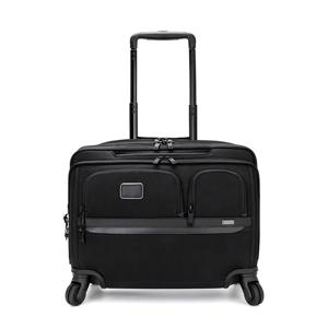 18 인치 여행 가방 롤링 수하물 비즈니스 탑승 노트북 가방 바퀴가있는 옥스포드 천 트롤리 케이스 수하물 운반