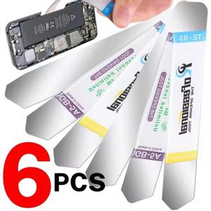 6-1개 스테인리스 스틸 블레이드 소프트 씬 프라이 스퍼저 휴대폰 태블릿 스크린 배터리 개봉 도구 (삼성 아이폰 아이패드 오프너용)