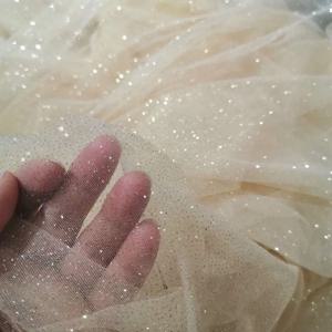 새로운 45cmX150cm 메쉬 스파클 패브릭 소프트 DIY 봉제 스파클 얇은 명주 그물 패브릭 반짝이 스팽글 솔리드 컬러 장식 재료