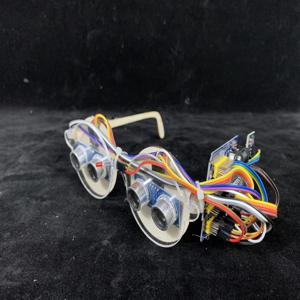 바이오닉 블라인드 로봇 안경 초음파 버저 진동 장애물 감지 프로그래밍 가능한 프로젝트 Arduino 로봇 키트용 스마트 안경