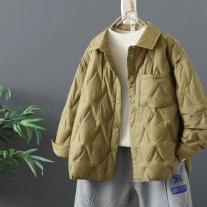 경량 패딩 코튼 셔츠 재킷 여성용 루즈핏 다용도 따뜻한 인조 다운 코트 브랜드 스토어 재고 정리 상품