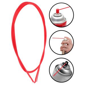 4개입 유연한 스프레이 캔 빨대 긴 교체용 에어로졸 캔 연장 플라스틱