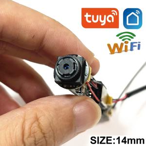 투야 스마트 미니 IP 카메라 모듈 2MP WiFi 14mm PCB 칩셋 양방향 오디오 비밀 보안 모니터 스마트 라이프 DIY 감시