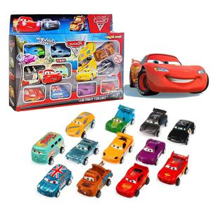 12개 세트 디즈니 픽사 카즈 2 장난감 어린이 라이트닝 맥퀸 필모어 셰리프 잭슨 스톰 라미rez 미니 풀백 자동차 3 어린이 선물