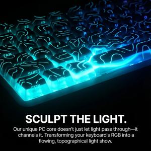 2025 슈퍼 컨투어 사이드 글로우 PBT 키캡 - 오리지널 공장 높이, 61/68/75/84/87 키 기계식 게이밍 키보드와 호환