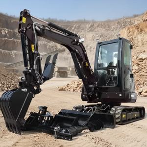 EPA 쿠보타 3.5톤 미니 굴삭기 맞춤형 미니 굴착기 3톤 무료 배송 마이크로 굴삭기 캐빈 장착 미니 굴삭기