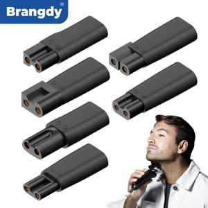 브랭디 6개입 타입-C 교체용 충전기 USB 어댑터 모든 종류의 전기 헤어 클리퍼, 수염 트리머, 면도기, 책상 램프에 적합