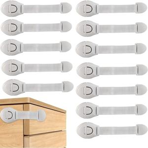 1/5/10팩 어린이 안전 캐비닛 잠금장치 아기 및 애완동물 도난 방지 안전 보호 플라스틱 서랍 문 잠금장치 어린이 및 아기 제품