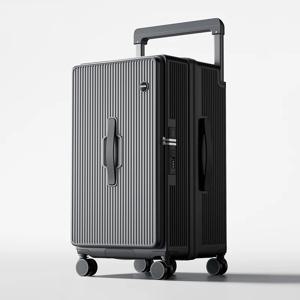 대용량 28/32 초대형 두꺼운 내구성 PC 1:9 측면 개방형 깊은 수납공간 넓은 트롤리 여행용 캐리어