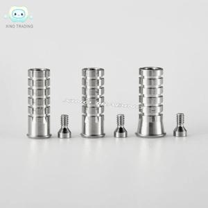 6PCS 변환 가능한 티타늄 치과 부품 멀티 유닛 임시 어버트먼트 스트라우만 시스템 호환 금속 및 금속 제품