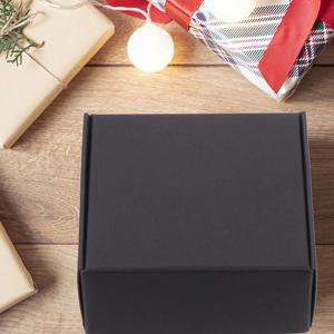 15개 블랙 카드 포장 상자 강한 압력 저항 메일러 박스 배송 포장 공예품 보석 보관 용품