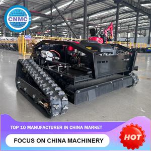 CNMC 크롤러형 정원 로봇 잔디깎이, 원격 제어 전기 시동 중국산 잔디깎이 가정용 정원 기계