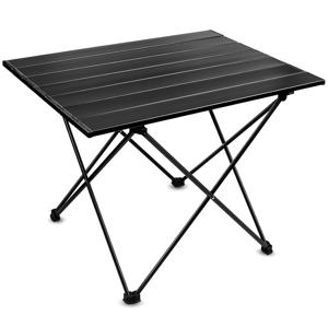 캠핑 접이식 테이블 가벼운 책상 휴대용 가방 포함 알루미늄 야외 피크닉 해변 바베큐 레저 책상