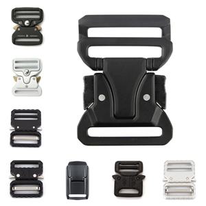 25mm 32mm 38mm 벨트 버클 아연 합금 퀵 릴리즈 버클 전술 벨트 웨빙 스트랩 백팩 아웃도어 기어 가방 액세서리